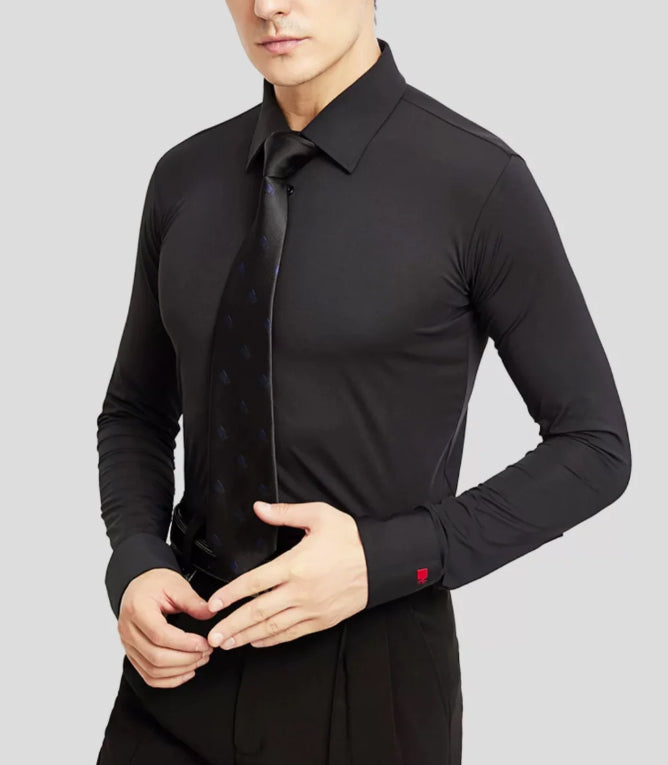Men's Relaxed Fit Standard Ballroom Shirt by NY Fashion