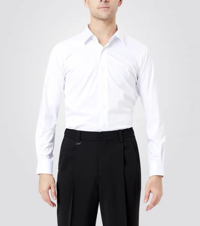 Men's Loose Fit Standard Ballroom Shirt by NY Fashion